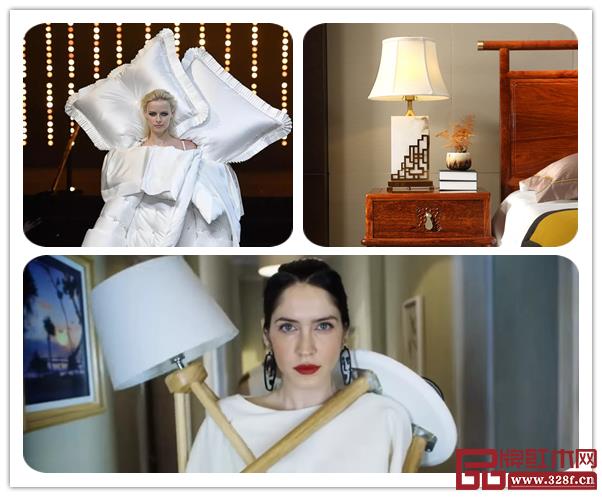 家具秀場，枕頭棉被、臺(tái)燈凳子，百搭色調(diào)白色永久經(jīng)典