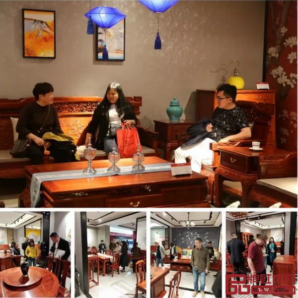 參觀大東家紅木的客商絡繹不絕 參觀大東家紅木的客商絡繹不絕