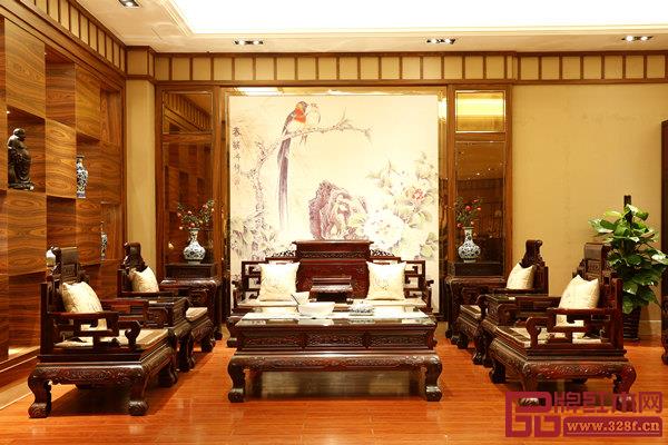 富寶軒紅木家具全屋定制案例優(yōu)雅大氣