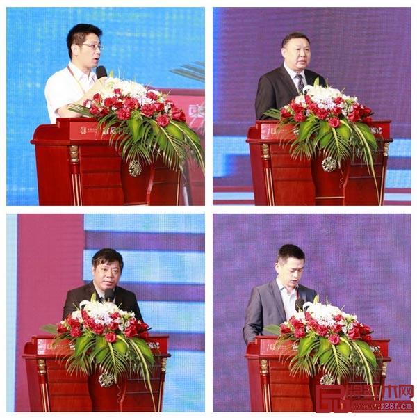 東陽市委副書記、市長(zhǎng)姚激揚(yáng)(上左),亞洲家具聯(lián)合會(huì)會(huì)長(zhǎng)、中國(guó)家具協(xié)會(huì)理事長(zhǎng)徐祥楠(上右),泰國(guó)家具協(xié)會(huì)副理事長(zhǎng)Jirawat Tangkijngamwong(下左)和復(fù)星集團(tuán)總裁助理郭慶(下右)先后為大會(huì)致辭 東陽市委副書記、市長(zhǎng)姚激揚(yáng)(上左),亞洲家具聯(lián)合會(huì)會(huì)長(zhǎng)、中國(guó)家具協(xié)會(huì)理事長(zhǎng)徐祥楠(上右),泰國(guó)家具協(xié)會(huì)副理事長(zhǎng)Jirawat Tangkijngamwong(下左)和復(fù)星集團(tuán)總裁助理郭慶(下右)先后為大會(huì)致辭