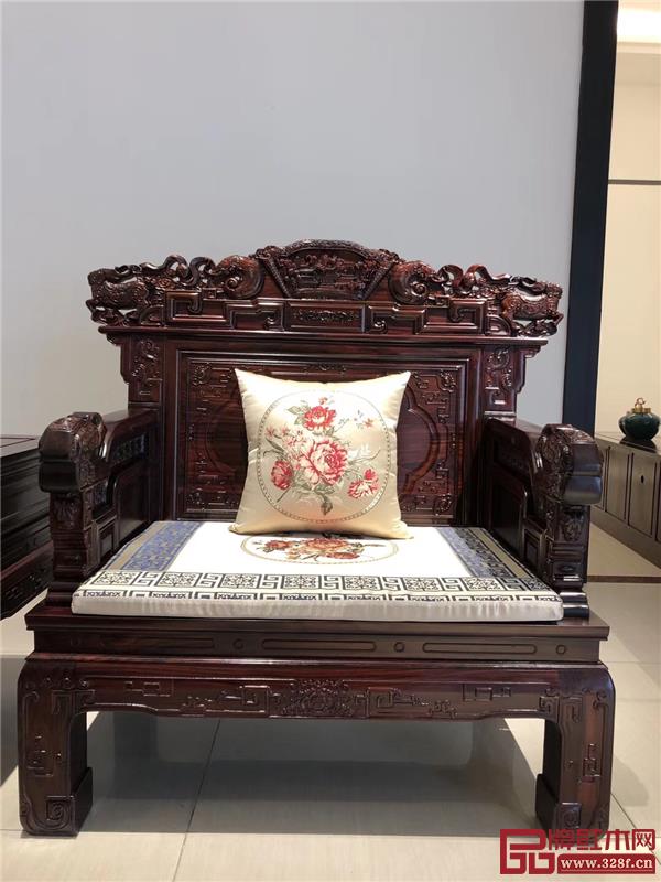 沁園居印尼黑酸枝盛世沙發(fā)細(xì)節(jié)圖