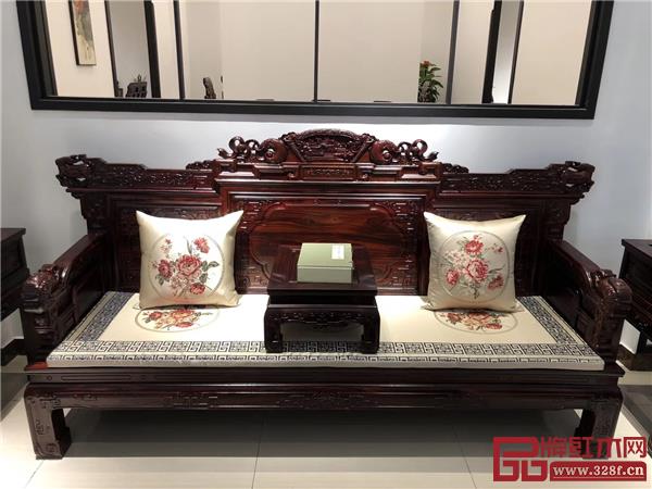 沁園居印尼黑酸枝盛世沙發(fā)細(xì)節(jié)圖