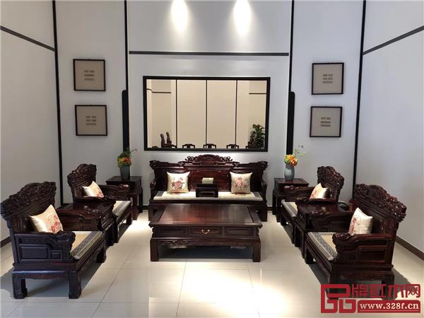 沁園居印尼黑酸枝盛世沙發(fā)