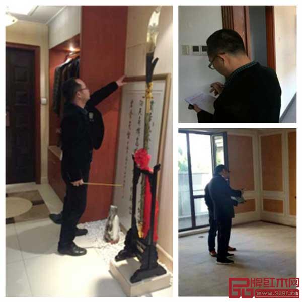 御乾堂紅木派出專業(yè)團(tuán)隊為客戶進(jìn)行精準(zhǔn)測量 御乾堂紅木派出專業(yè)團(tuán)隊為客戶進(jìn)行精準(zhǔn)測量