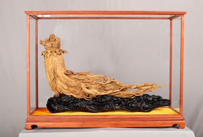 檀香木雕《人生富貴》 檀香木雕《人生富貴》