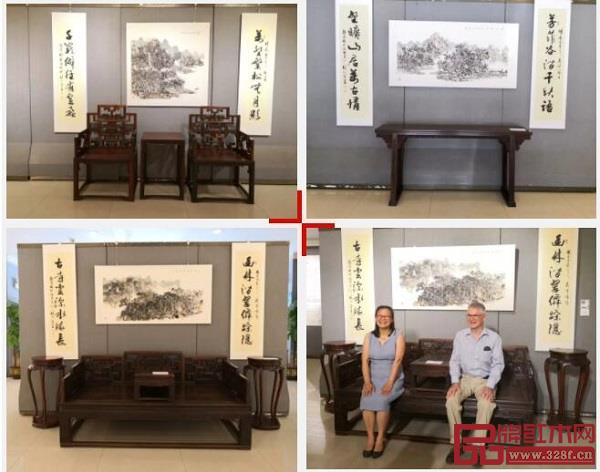 中堂對聯(lián)詩書畫展現(xiàn)場 中堂對聯(lián)詩書畫展現(xiàn)場