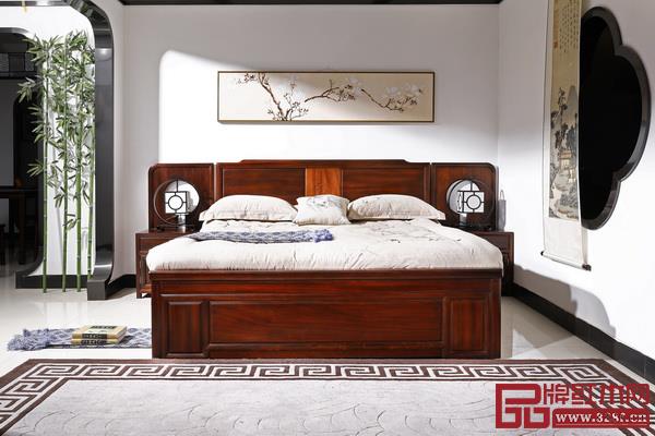 雅典紅木·印象東方——《唐藝大床》 雅典紅木·印象東方——《唐藝大床》