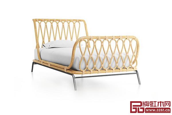 富有童趣的藤編床 富有童趣的藤編床
