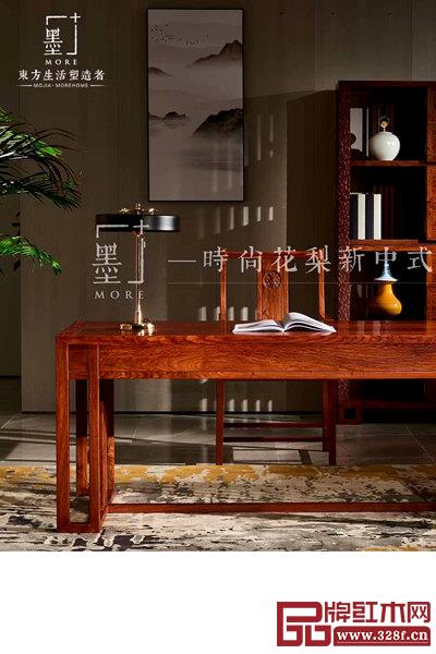 墨+新中式，時(shí)尚花梨家具?