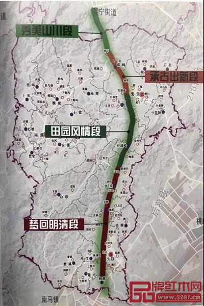 浙江省東陽市紅木長廊南市街道段 浙江省東陽市紅木長廊南市街道段