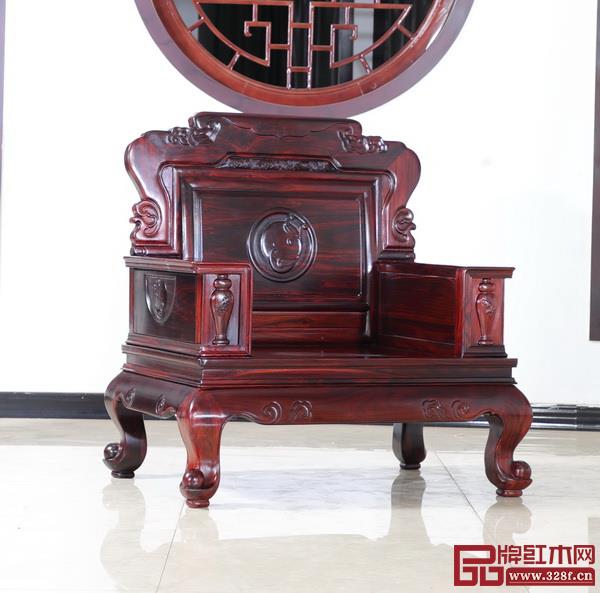 盤(pán)谷紅木闊葉黃檀《丹鳳朝陽(yáng)》單人位沙發(fā) 盤(pán)谷紅木闊葉黃檀《丹鳳朝陽(yáng)》單人位沙發(fā)