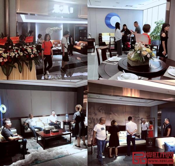 雍博堂紅木春風(fēng)羅浮宮旗艦店開業(yè)現(xiàn)場(chǎng),眾多消費(fèi)前來(lái)參觀選購(gòu) 雍博堂紅木春風(fēng)羅浮宮旗艦店開業(yè)現(xiàn)場(chǎng),眾多消費(fèi)前來(lái)參觀選購(gòu)