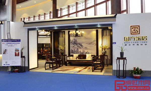 國方家居2018新中式紅木展展位 國方家居2018新中式紅木展展位