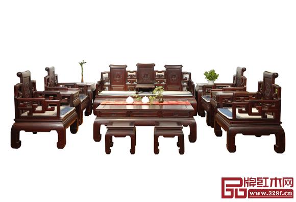 善云紅木《卷書(shū)沙發(fā)》 善云紅木《卷書(shū)沙發(fā)》