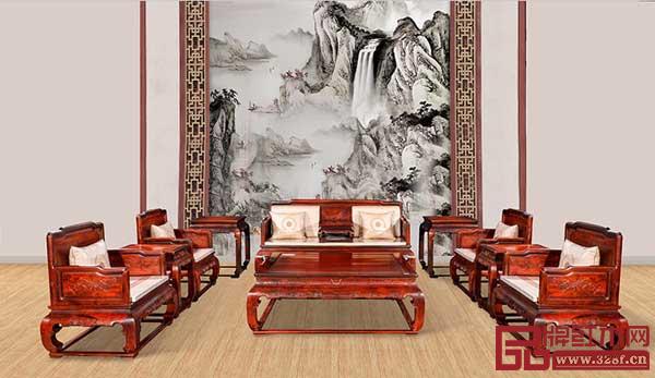 御乾堂紅木《檀雕松鶴沙發(fā)》 御乾堂紅木《檀雕松鶴沙發(fā)》