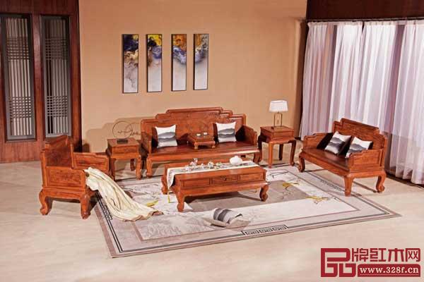 廣作紅木研究院《松鶴延年沙發(fā)》 廣作紅木研究院《松鶴延年沙發(fā)》