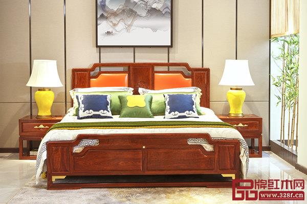 印巷森刻刺猬紫檀新中式《喜上梅梢》臥室系列 印巷森刻刺猬紫檀新中式《喜上梅梢》臥室系列