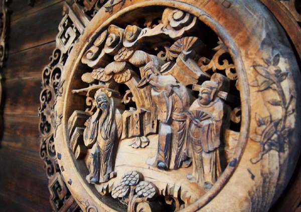   盧宅與其中的精湛木雕 