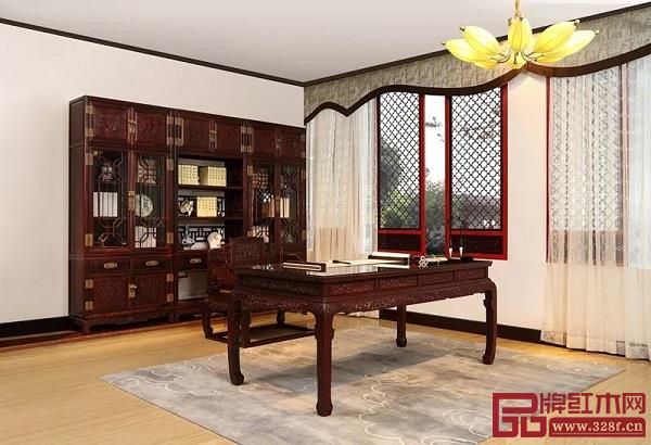 美聯(lián)紅木書房