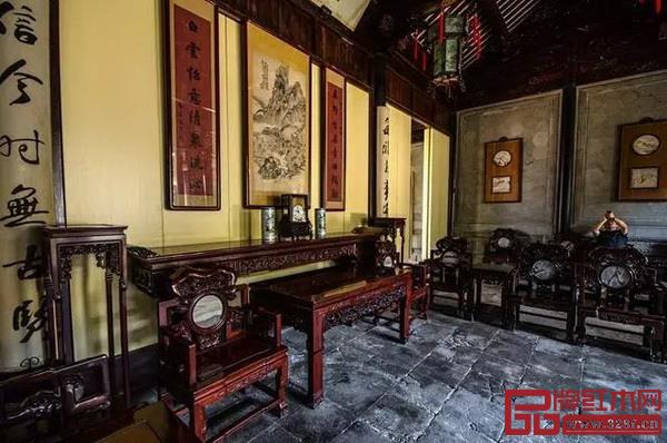 薛福成故居紫檀海黃隨處可見