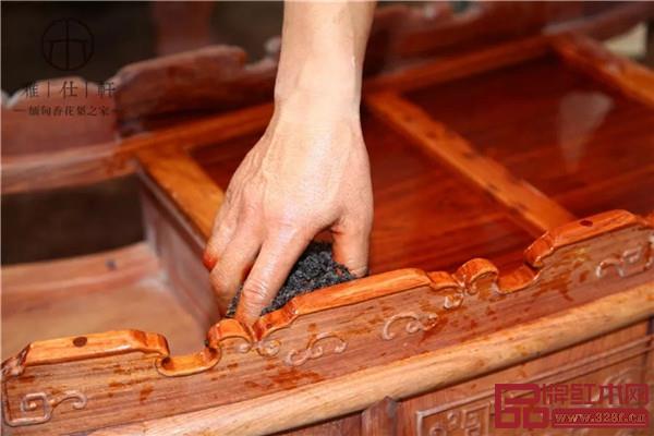 雅仕軒紅木擦蠟工藝