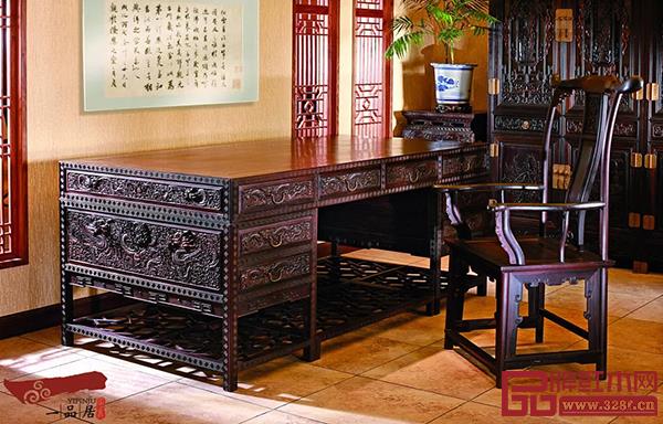 一品居精雕龍書臺 一品居精雕龍書臺