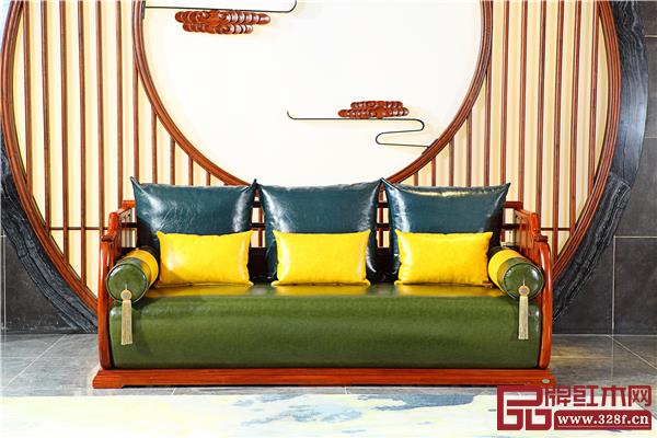 香山桃園巴花《岸芷汀蘭沙發(fā)》三人位 香山桃園巴花《岸芷汀蘭沙發(fā)》三人位