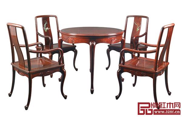 泰和園《優(yōu)雅君子蘭花椅》