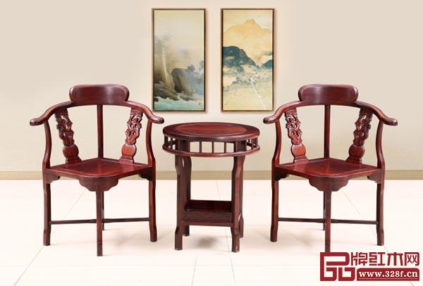 創(chuàng)輝紅木情人椅，致敬經(jīng)典，極致浪漫