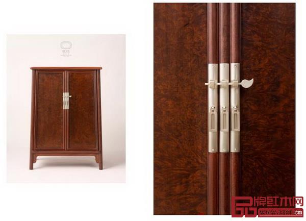     區(qū)勝春作品：圓角柜一對(duì)，lot280