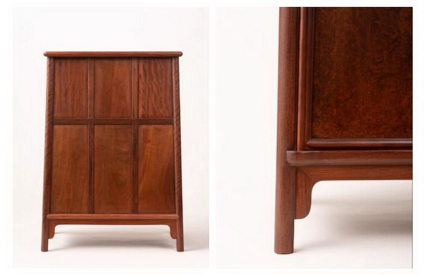 區(qū)勝春作品：圓角柜一對，lot280