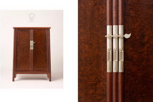 區(qū)勝春作品：圓角柜一對，lot280