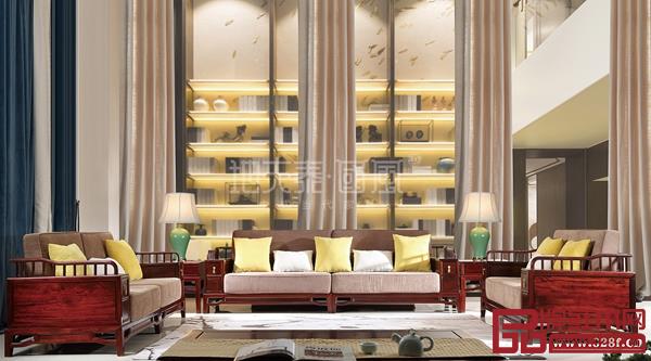 地天泰·國(guó)風(fēng)《碩風(fēng)三號(hào)沙發(fā)》，顏值與內(nèi)涵并存