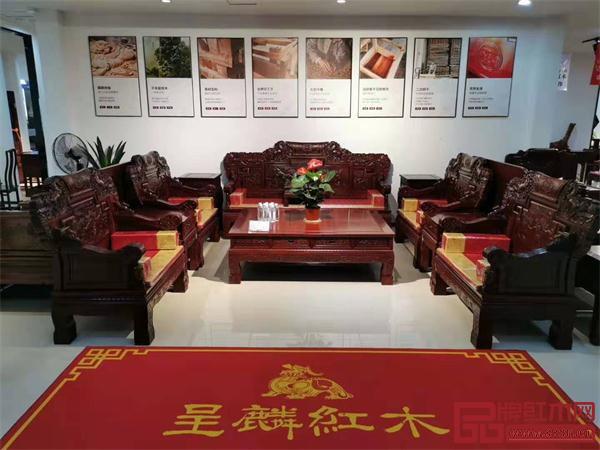 呈麟紅木慈溪工廠旗艦店一景 呈麟紅木慈溪工廠旗艦店一景