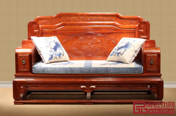 東成紅木《緬花荷韻沙發(fā)》 東成紅木《緬花荷韻沙發(fā)》