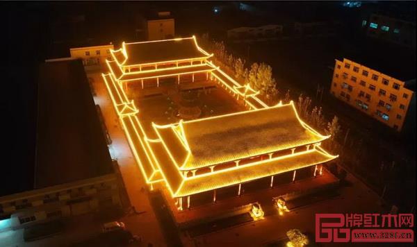 魯班木藝博物館夜景 魯班木藝博物館夜景