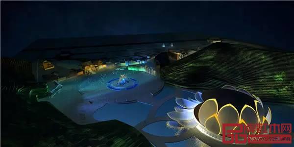 《禪宗圣域·六祖惠能》,感受360度旋轉(zhuǎn)可開合的水上蓮花劇場(chǎng)。 《禪宗圣域·六祖惠能》,感受360度旋轉(zhuǎn)可開合的水上蓮花劇場(chǎng)。