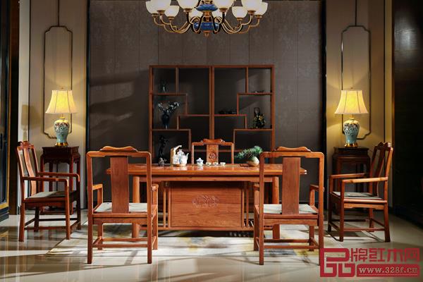 雅宋紅木《明月茶臺》 雅宋紅木《明月茶臺》