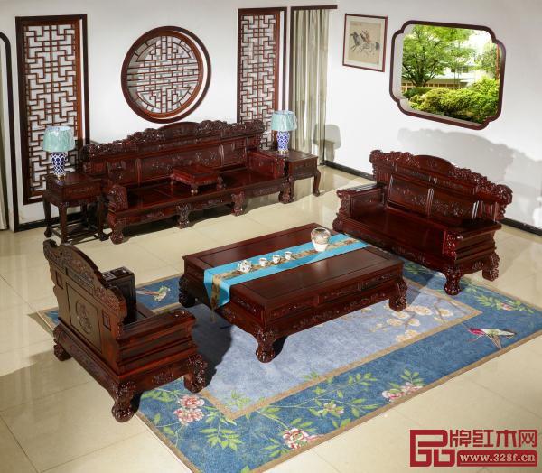 盤谷紅木福泰安康沙發(fā)7件套 盤谷紅木福泰安康沙發(fā)7件套