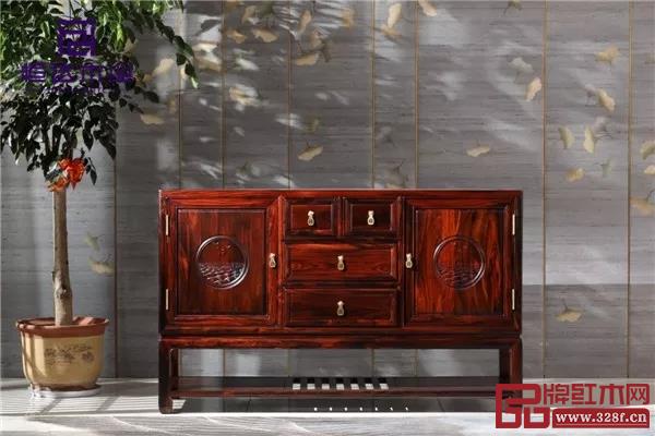 恒達(dá)木業(yè)——闊葉黃檀詩韻餐邊柜 恒達(dá)木業(yè)——闊葉黃檀詩韻餐邊柜