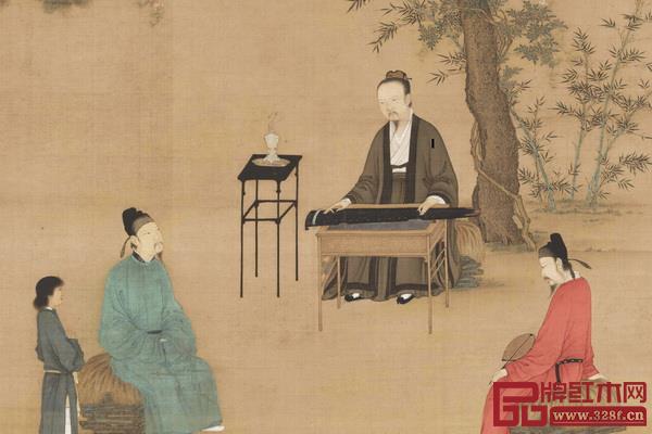 傳趙佶《聽琴圖》 傳趙佶《聽琴圖》