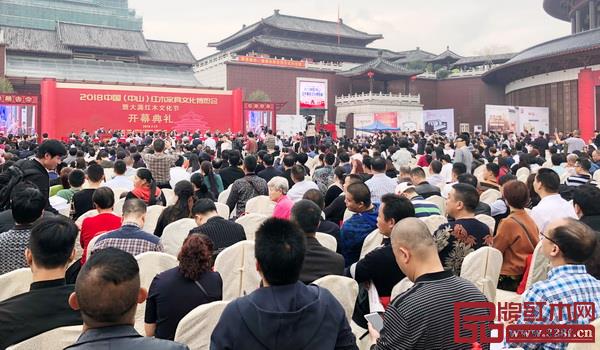 2018中山紅博會開幕式人山人海 2018中山紅博會開幕式人山人海