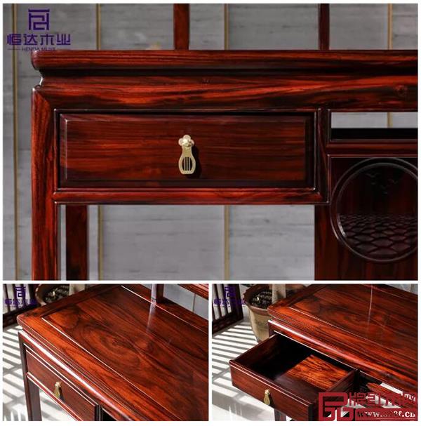 恒達木業(yè)——闊葉黃檀詩韻梳妝臺細節(jié)圖 恒達木業(yè)——闊葉黃檀詩韻梳妝臺細節(jié)圖