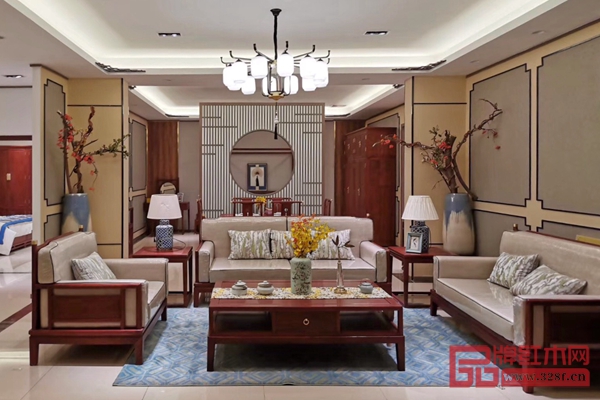 居典紅木展廳二樓新中式體驗(yàn)館 居典紅木展廳二樓新中式體驗(yàn)館