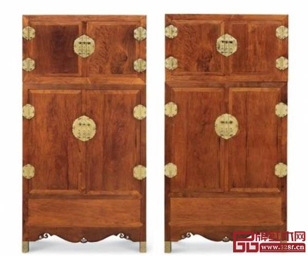 明末清初·黃花梨大四件柜 明末清初·黃花梨大四件柜