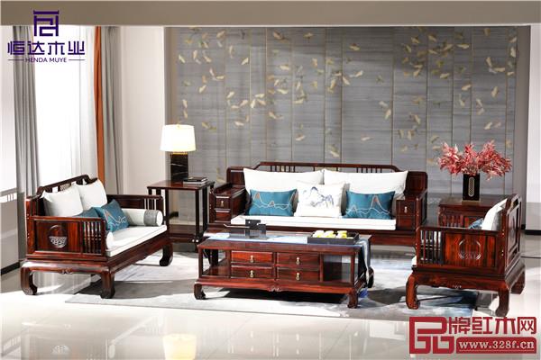 恒達(dá)木業(yè)——闊葉黃檀詩韻沙發(fā)