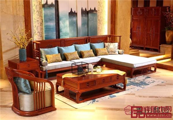 香山桃園《巴花煙柳畫橋轉(zhuǎn)角沙發(fā)》 香山桃園《巴花煙柳畫橋轉(zhuǎn)角沙發(fā)》