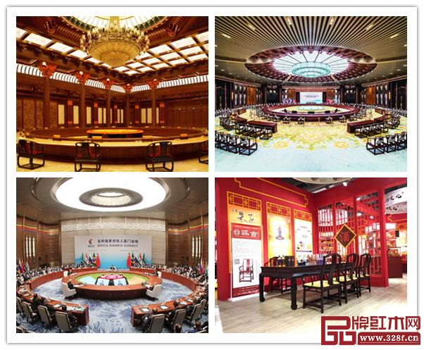 一些在紅木品牌峰會上獲獎的品牌,也亮相過一些國家重大外事活動 一些在紅木品牌峰會上獲獎的品牌,也亮相過一些國家重大外事活動