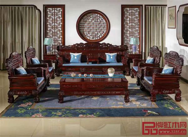 盤(pán)谷紅木闊葉黃檀大款沙發(fā) 盤(pán)谷紅木闊葉黃檀大款沙發(fā)