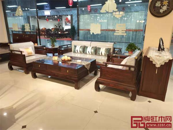 呈麟紅木酸枝木沙發(fā)